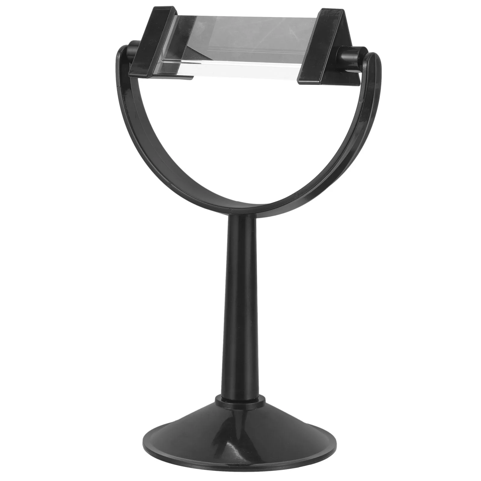 Premium Optical Glass Triangular Prism with Stand Clear Color Dispersion for Science Education Light Spectrum Experiment