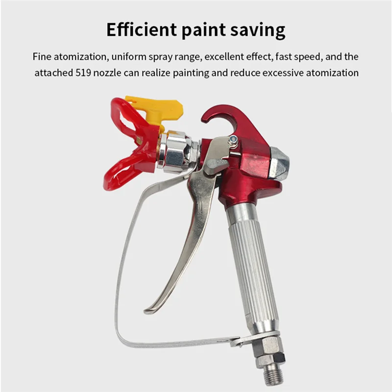 Pulverizador de pintura sin aire, 3600PSI, con punta de pulverización 517 para pulverizadores de pintura, máquina de pulverización sin aire