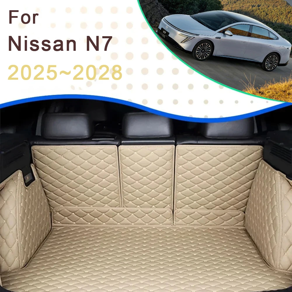 

Car Trunk Cargo Liner For Nissan N7 2025 2026 2027 2028 Electric Sedan Rug Rear Boor Mats Carpet Storage Pads Auto Accessories