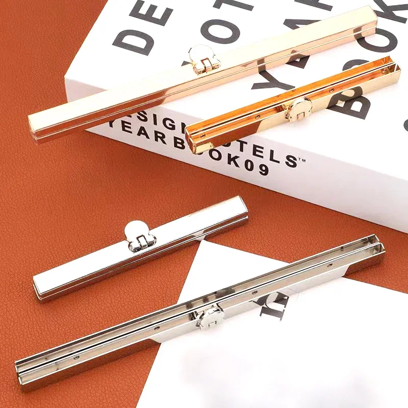 19cm/11.5cm Metal Purse Frame Clutch Kiss Clasp Lock for DIY Wallet Making Women's Handbag Accessory