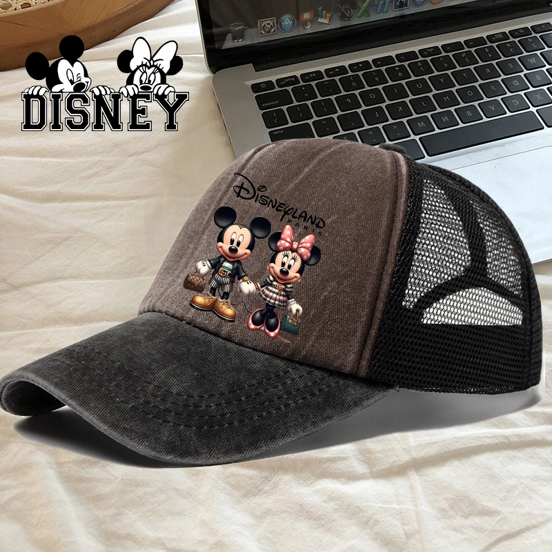 

Minnie Mouse Cotton Cap Baseball Caps Snapback Boy Cartoon Summer Hat Hip Hop Fitted Cap Men Women Hat Outdoor Autumn Summer Hat