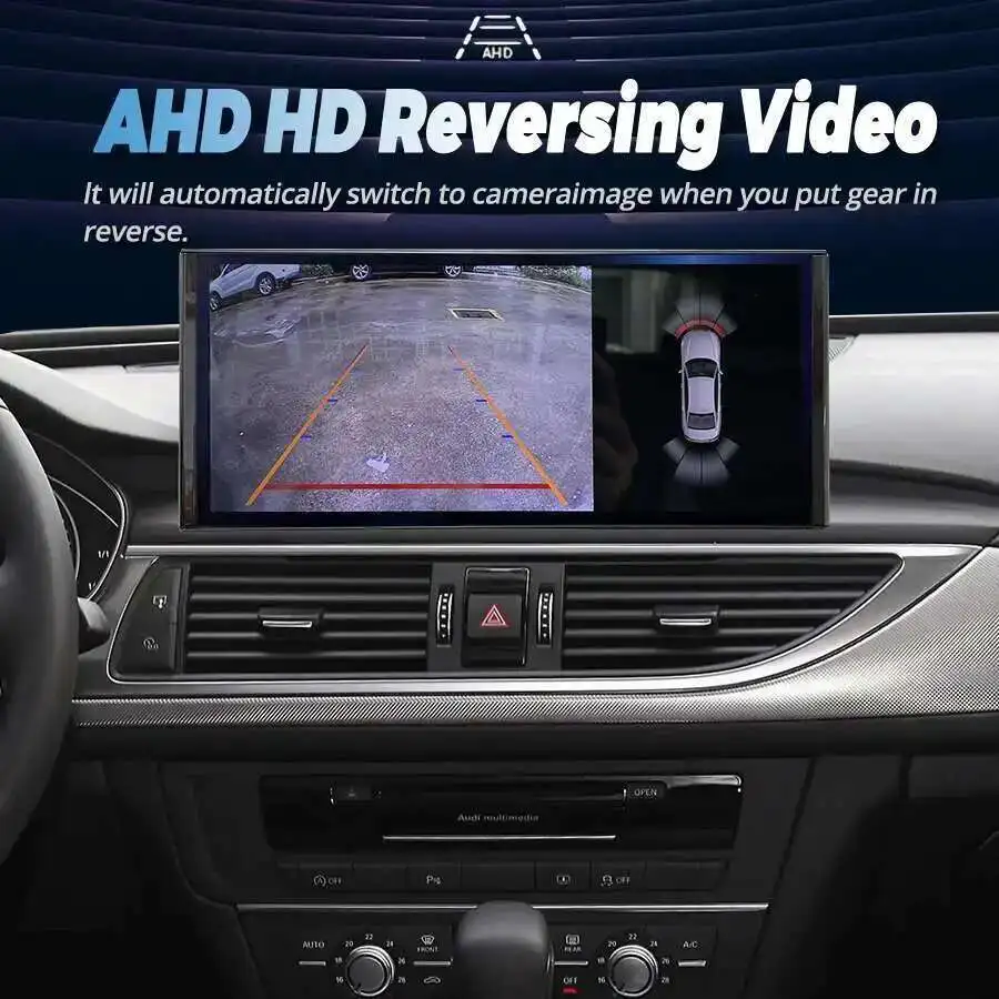 12.3 "10.25" راديو السيارة ل 2012-2015 أودي A6L أندرويد شاشة لاسلكية CarPlay نظام تحديد المواقع واي فاي السيارات مشغل وسائط متعددة عرض رئيس وحدة #3