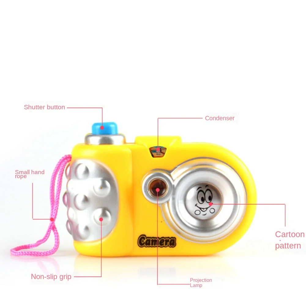 3/5/10 Pcs Light Cartoon Projection Camera Children Birthday Party Baby Shower Wedding Guest Gift, Christmas Carnival Party Gift