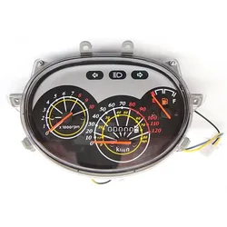 Motorcycle Speedometer Instrument Gauge for 50cc 150cc Chinese Scooter Moped Tank Sporty Roketa Bahama Sunl Future Champion Baja