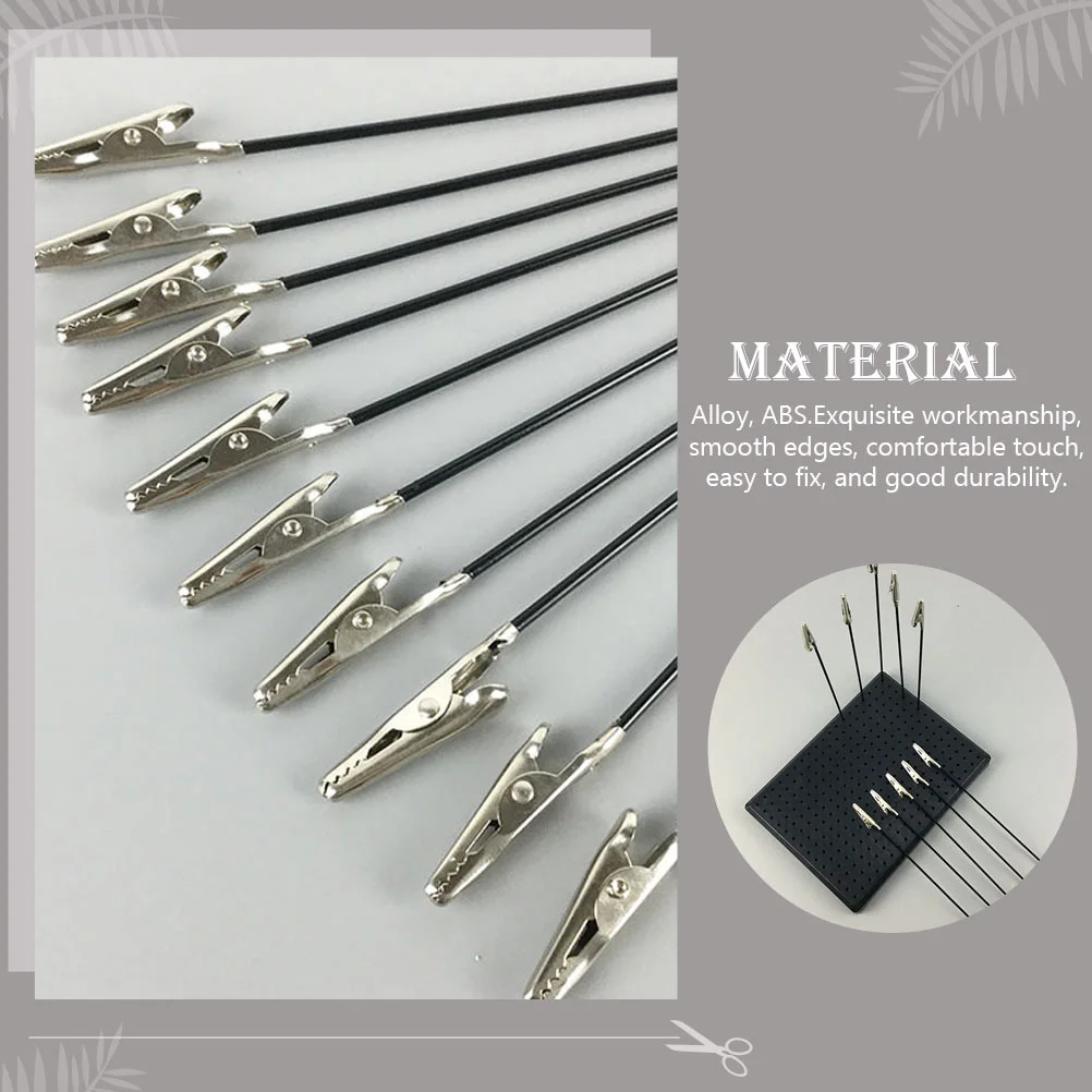 Model Coloring Table DIY Clip Base Miniatures Bamboo Stick Modeling Tool Holder Metal Clips Clamps