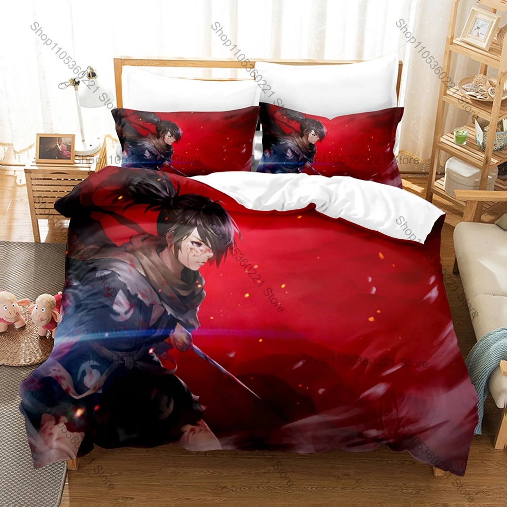 Personality Fashion Hyakkimaru Dororo Anime Design New Bedding Set Comfortable Breathable Bed Cover Home Decor
