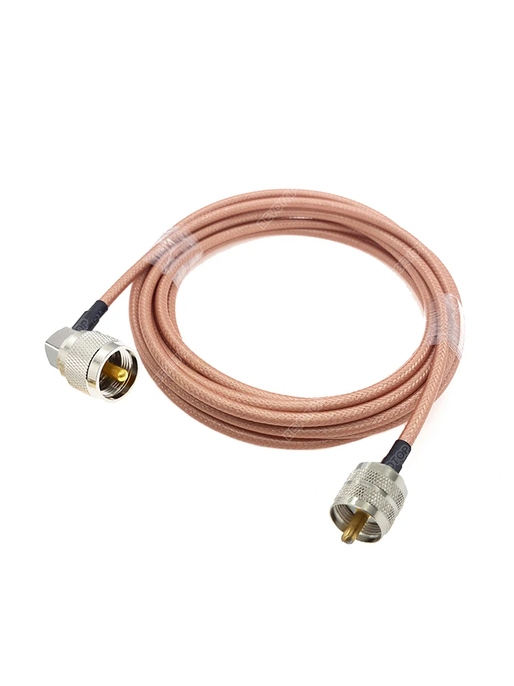 RG400 Coaxkabel Dubbel afgeschermd Krimp UHF PL259 N Type TNC BNC Man Vrouw Connector Verlenging Messing Koper voor snelle levering - afbeelding 2