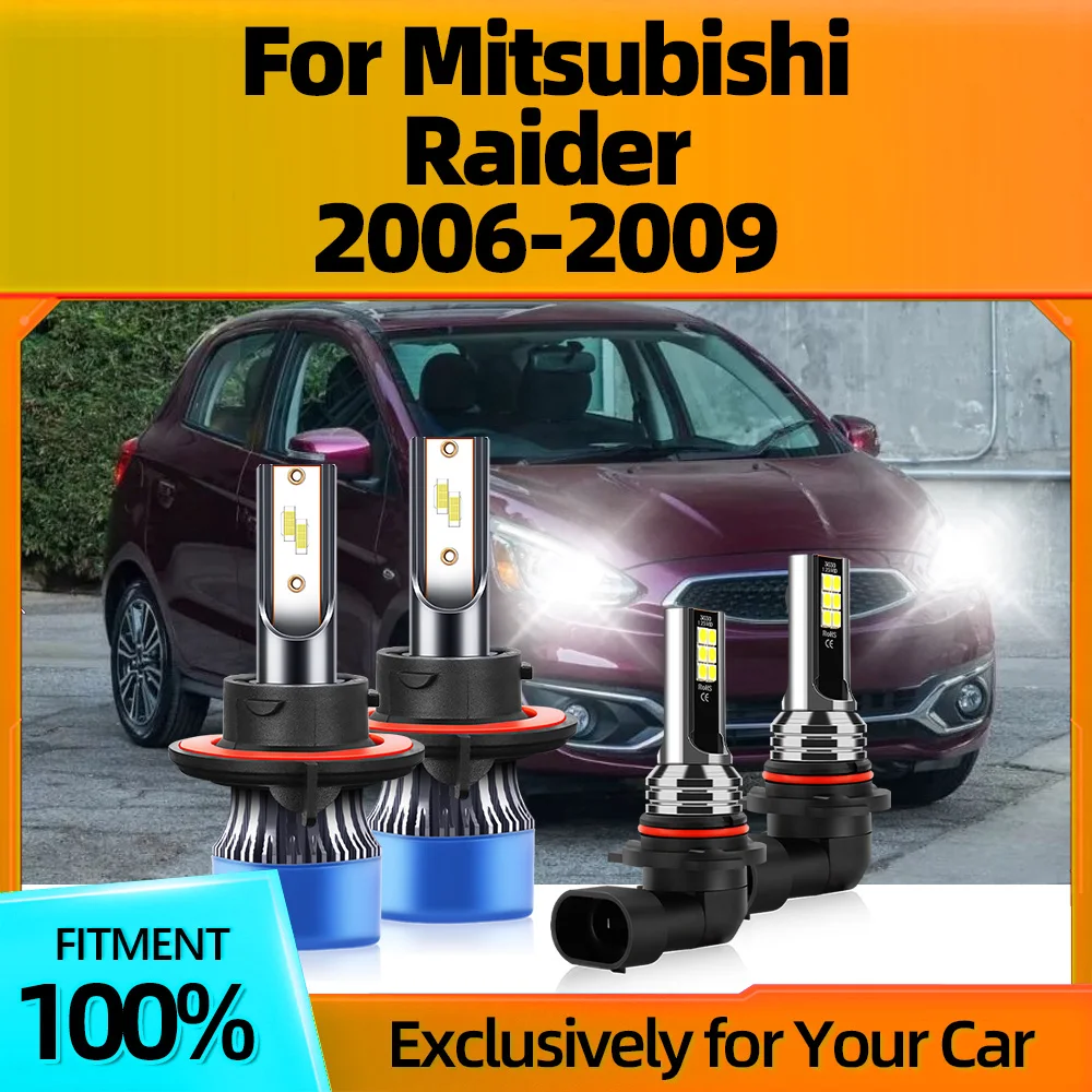 

2/4Pcs Led Car Headlight Bulbs 150W 45000LM Auto Headlamp 6000K Fog Lights Upgrade For Mitsubishi Raider 2006 2007 2008 2009