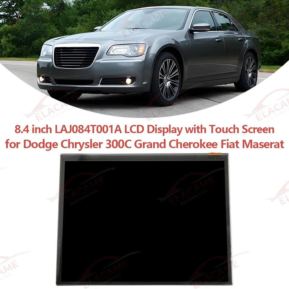 

For Dodge Dart Journey Charger Chrysler 300 Grand Cherokee Fiat Maserati Ghibli LAJ084T001A 8.4 inch LCD Display Touch Screen