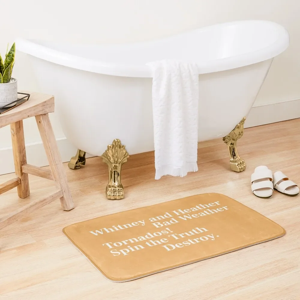 

Whitney and Heather bad weather - Lisa Barlow RHOSLC reunion quote Bath Mat Rugs Baths Mats In The Bathroom Mat