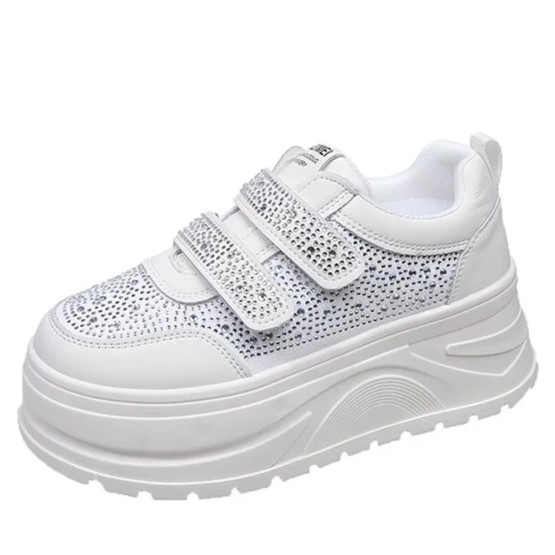 

Women 6 CM Platform Sneakers Casual Outdoor Simple Design Skateboard Breathable Sneakers Tennis Sports Shoes Footwear Female 40