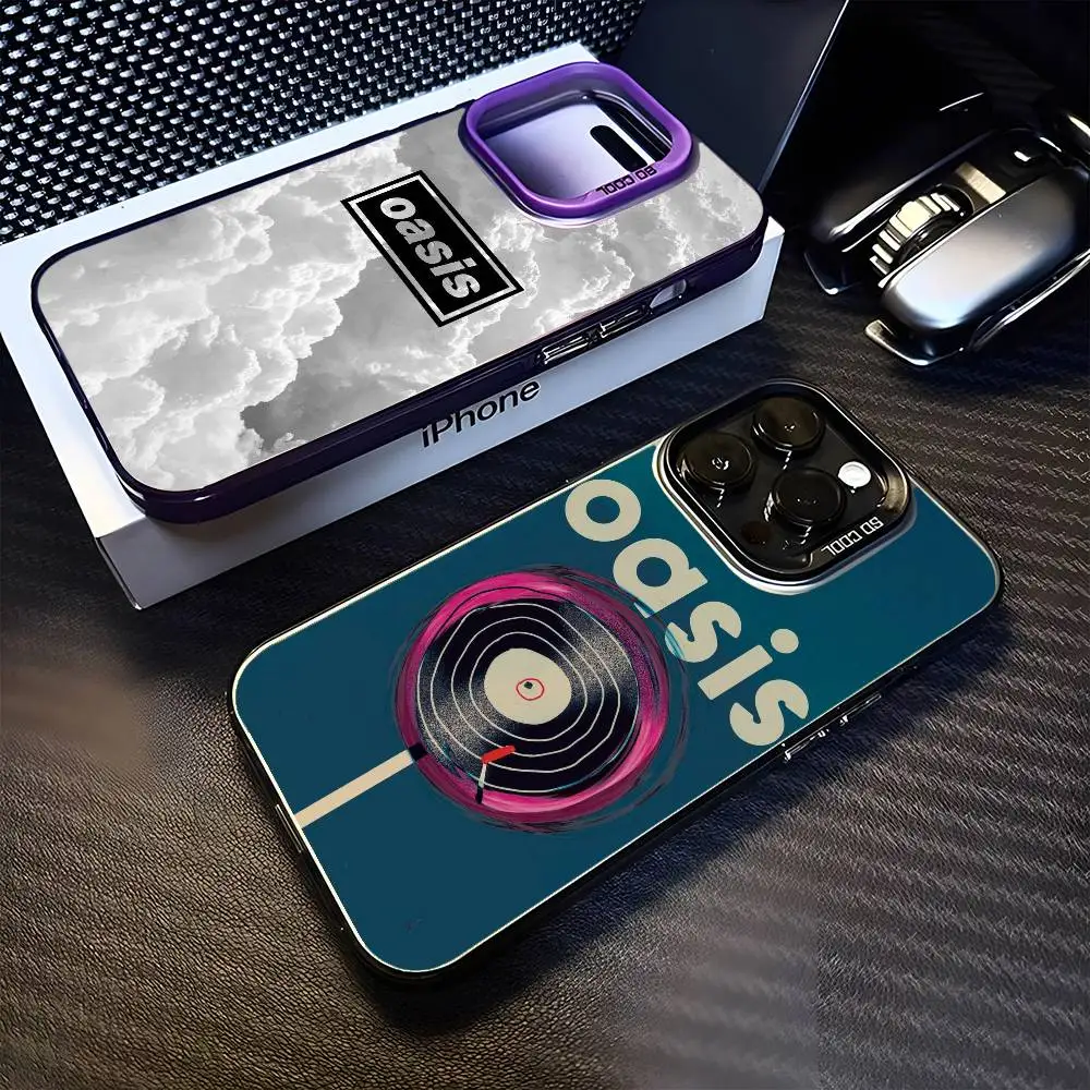 

Band O-oasis Phone Case For iPhone17,16,15,14,13,12,11 Plus,Pro Max Purple Matte Shockproof Cover