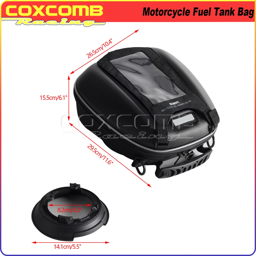 Motorcycle Waterproof Saddle Tank Bags Navigation Luggage Backpack For KAWASAKI Z 400 650 900 1000SX H2 VERSYS-X 300 KLX230