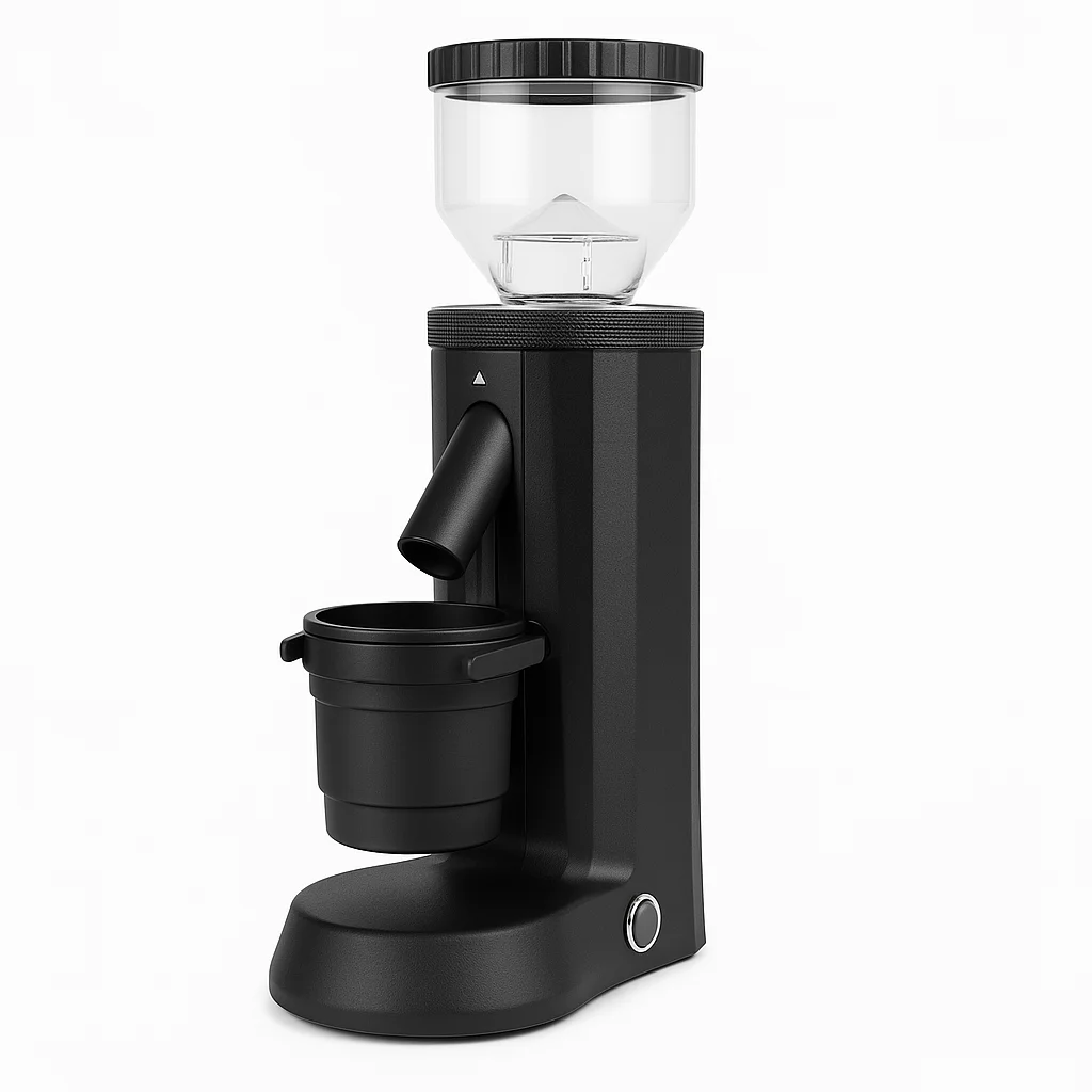 

Easy Operation Electric Coffee Grinder with Stainless Steel 48mm Conical Burrs Stepless Adjustment Single Dose Design