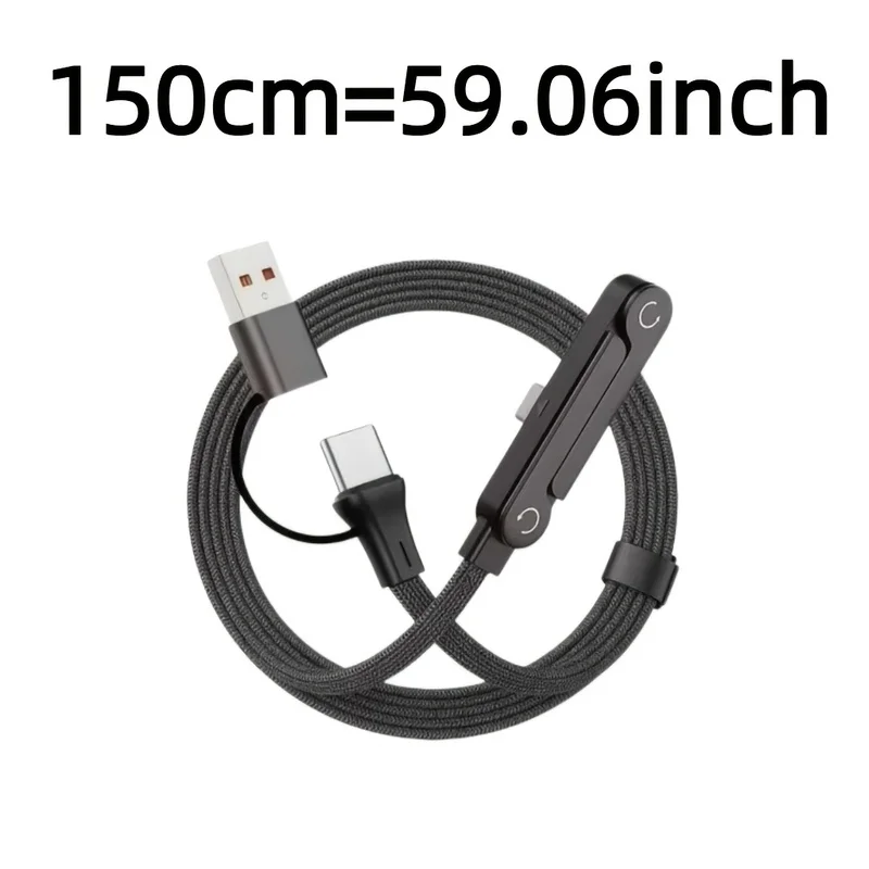 2-in-1Bracket-woven fast charging cable（2One Pack），Extended cord length，The range of activities is wider，Game and work, no dista