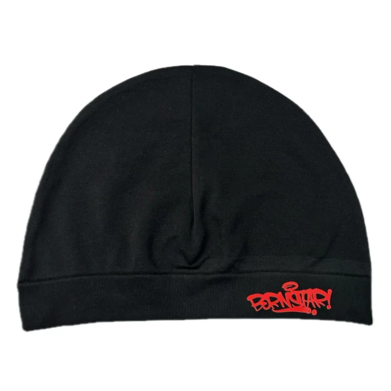 قبعة جمجمة مطبوعة بحروف، قبعة صغيرة رفيعة وخفيفة الوزن قابلة للتمدد للرجال والنساء للجري وركوب الدراجات والمشي لمسافات طويلة ورياضة قابلة للتنفس