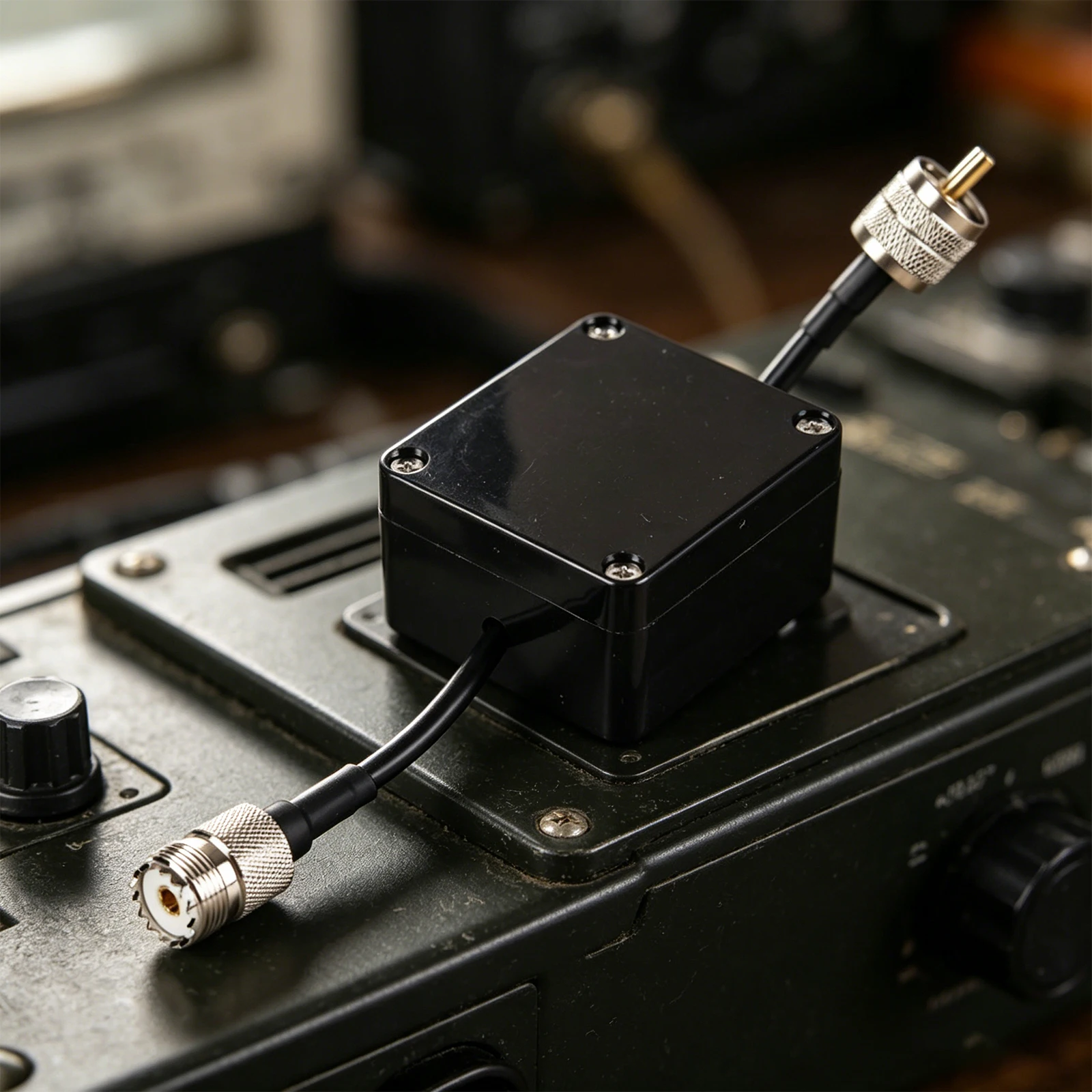 1.8-30MHz Common Mode Choke 1:1 Current Balun RF Noise Filter Shortwave Radio Choke Coil Ring for HF Shortwave Radio Accessories