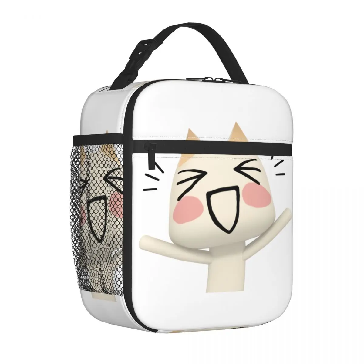 Cartoon Animation Toro Inoue Cat Insulated Lunch Bag for Women Resuable Cooler Thermal Lunch Box Office Picnic Travel