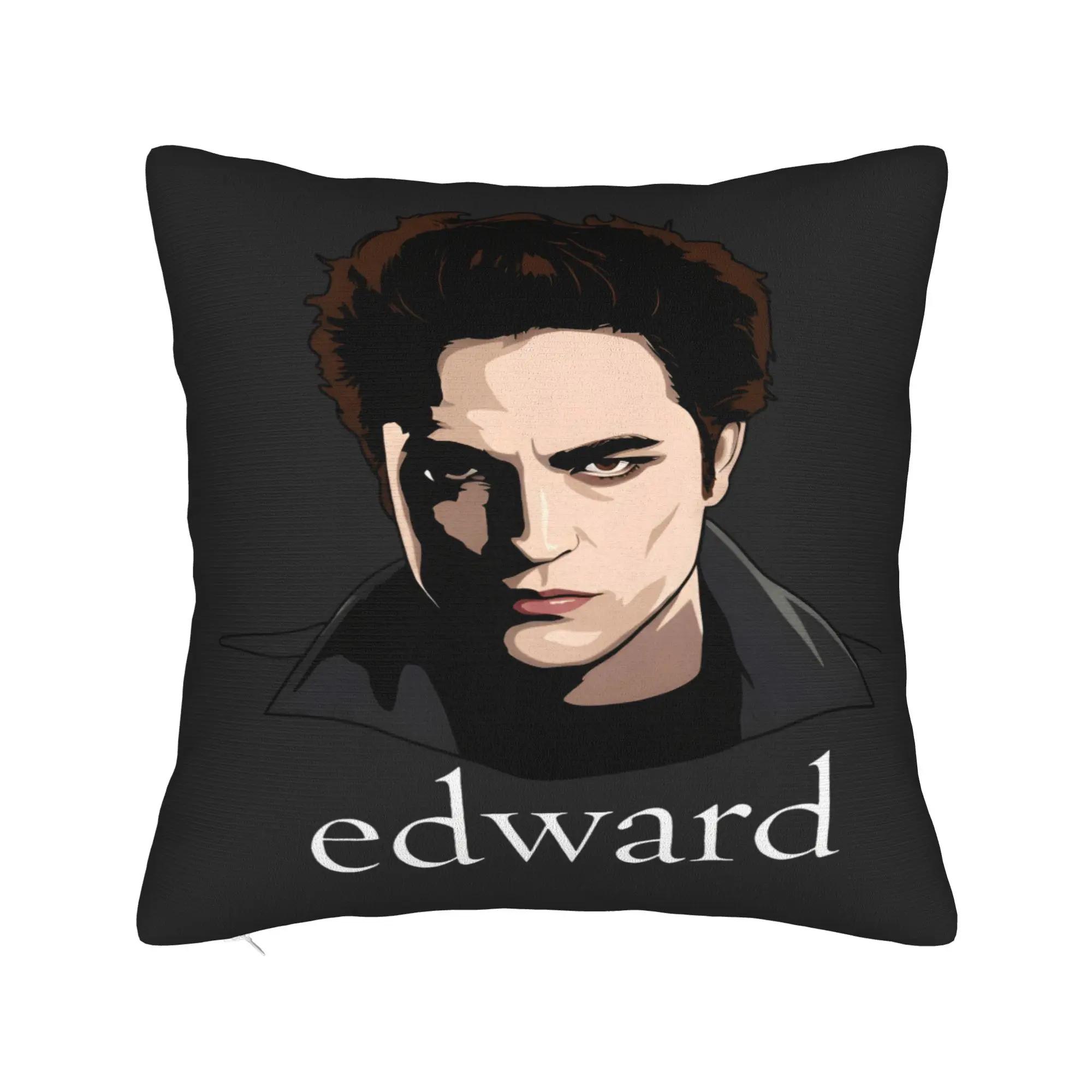 Edward Cullen Pillow Case  Cute Funny Pillow Cover Soft Pillowcases For Living Room Chair