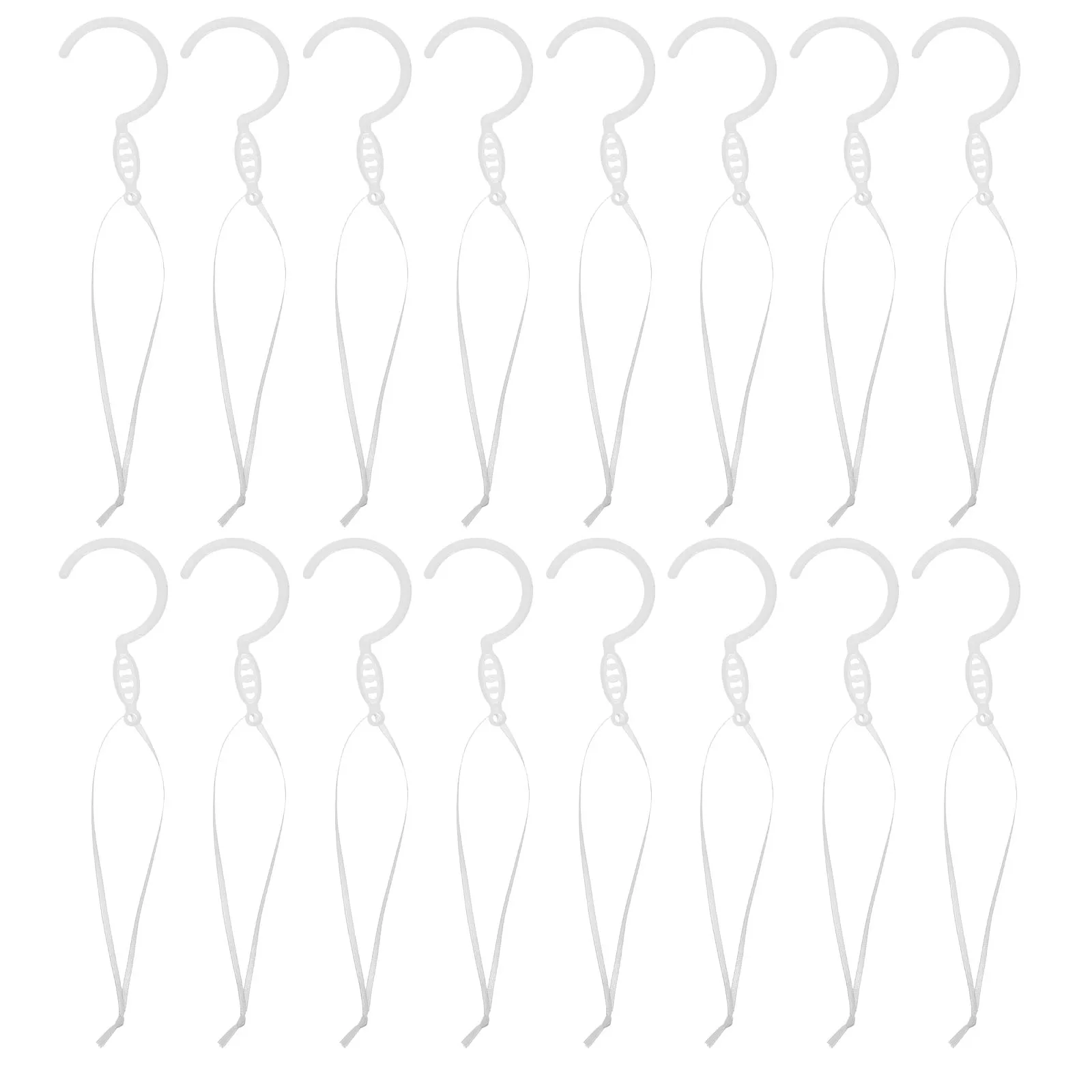 

50pcs Mosquito Plastic Curtain White Lightweight Universal Fit For Bed Canopy Gazebo Netting Holders Mosquito Net Clips