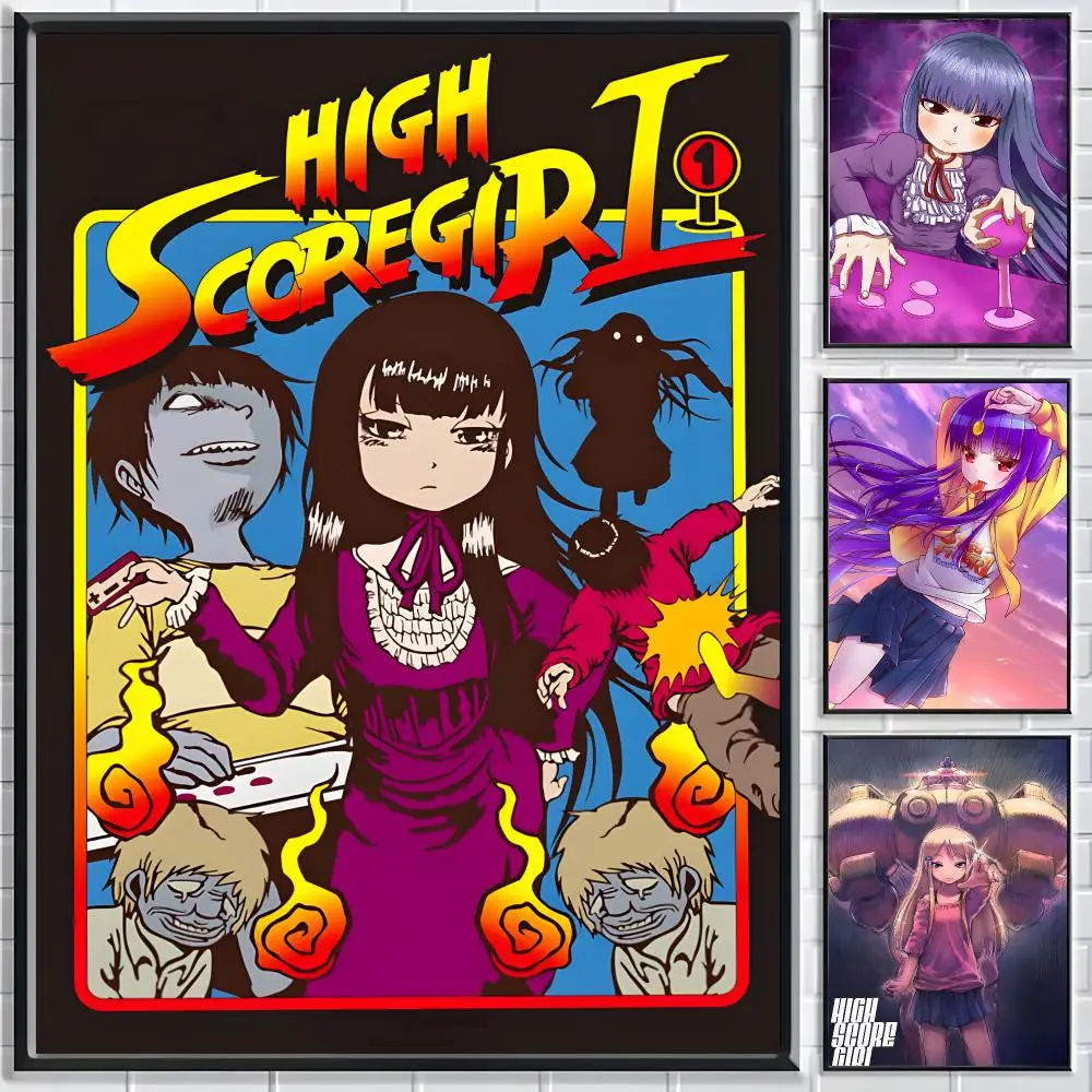 Anime Hi Score Girl Poster High-quality vintage prints & posters for home, bar, cafe, aesthetic wall art.