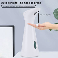 Automatic Soap Dispenser Battery Operated 200ML Hand Sanitizer Dispenser Touchless PX6 Waterproof for Kitchen Bathroom Washroom