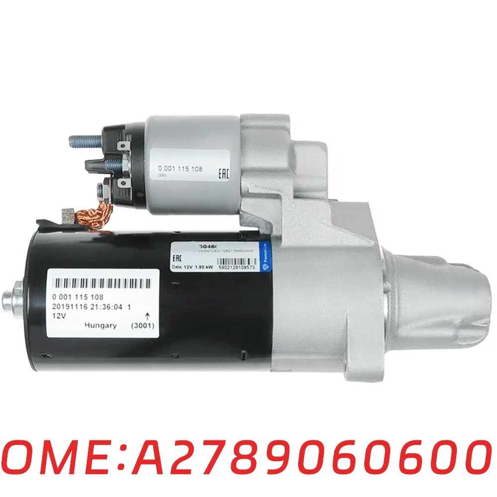 for Mercedes Benz A2789060600 A2789061500 W216 W218 CL63 AMG CLS500 CLS63 car Starter motor Launcher Start the engine Auto parts