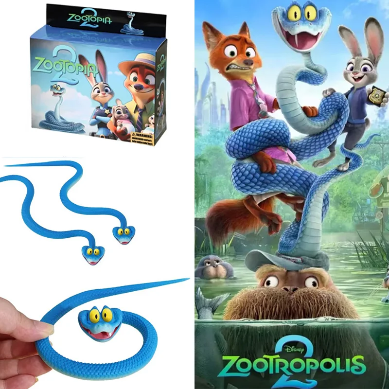 جديد 2025 Zootopia 2 شخصية غاري الأفعى مفصلية محاكاة لعبة ثلاثية الأبعاد مطبوعة المنقولة لعبة مجسمة الاطفال مفاجأة هدية عيد ميلاد #6