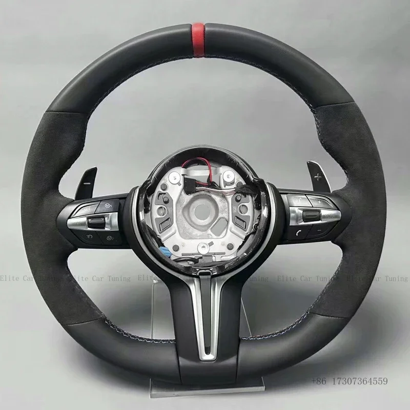 

Leather Steering Wheel Fit For BMW F20 F21 F25 F36 F31 F32 F33 F34 F36 F26 F48 F01 F02 F06 F07 F10 F11 F12 F13 F15 F16 F22 F30M5