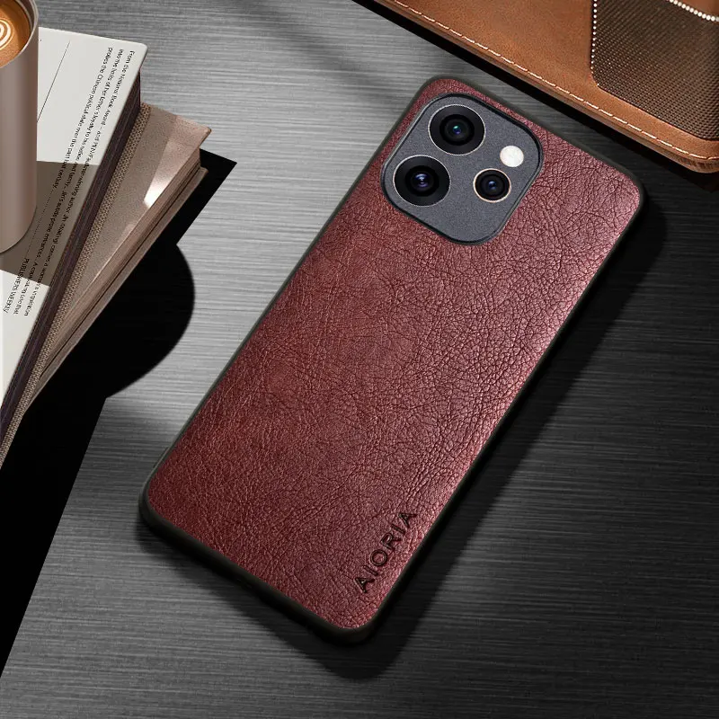 for OPPO Reno 15 14 Pro Max F Case capa funda elegant business style durable pu leather cover for reno15 f case coque