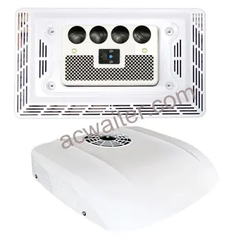 Topleader Aire Acondicionado Eléctrico 24 Voltios Estándar R134a 24V Camión Universal Van Cabina 12/24 Voltios Rvs Bus Car Par 1 Año /