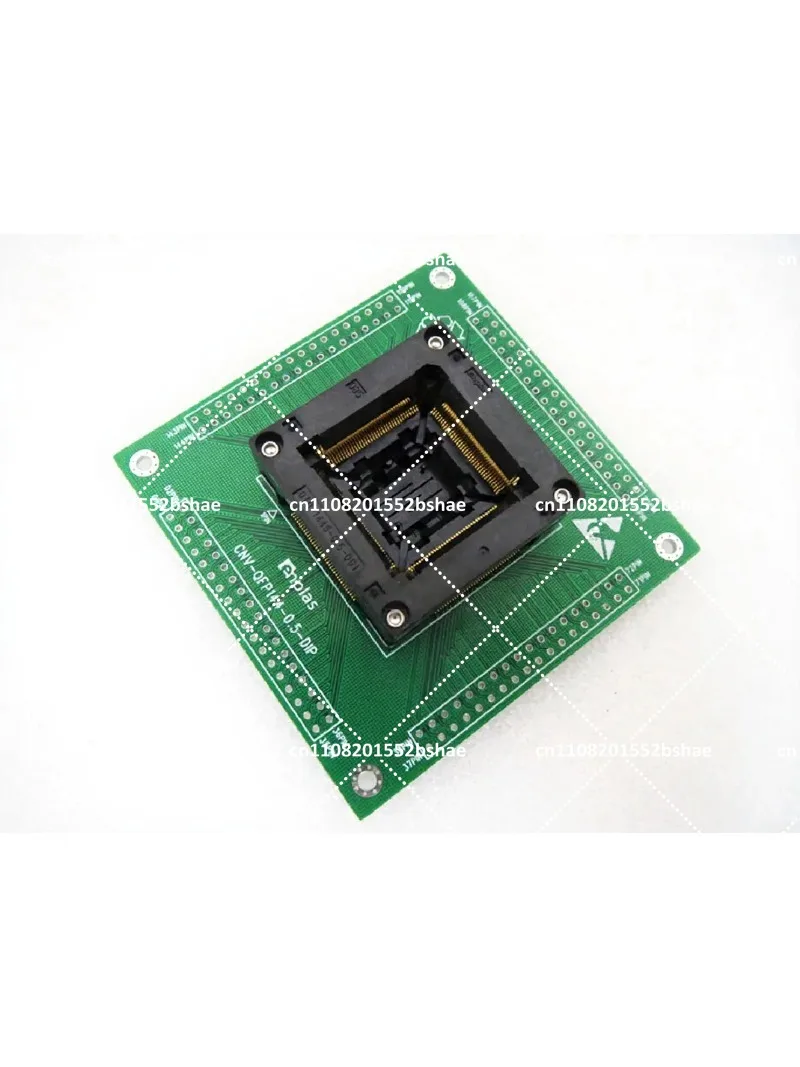 QFP144 LQFP144 IC Test Socket Adapter 20x20mm Pitch 0.5mm for Chip Programming Debug and Burn-in