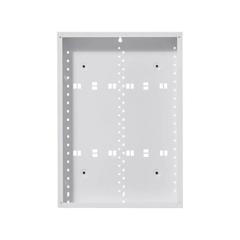 Structured Media Enclosure, 20-Inch, Recessed in-Wall Media Box with Cover, Wall-Mount Cable Management Box Kit, Structured Wiring Multi-Media Cabinet, Cold-Rolled Steel, for TV Home Theater
