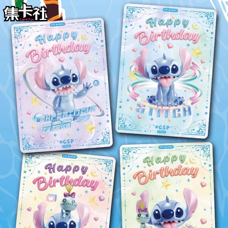 Card.Fun Authentic Lilo&Stitch "Odd" Fun Party Commemorative Edition Collected Cards Surrounding Toys Flash Card Gifts