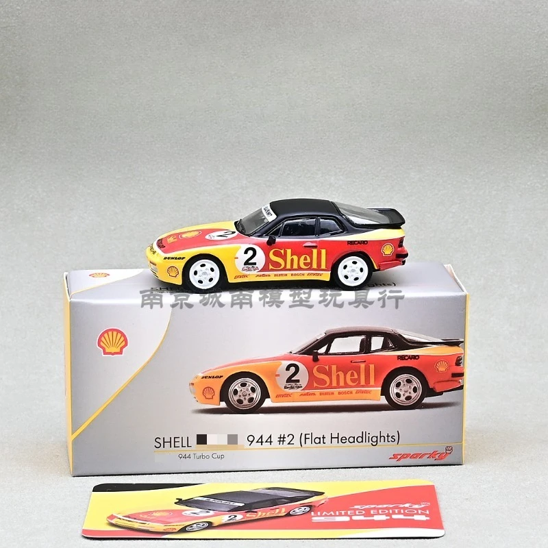 Sparky&Tiny 1/64 944 #2/Adler Von Tirol Set(Upright Headlights) Alloy Toy Motor Vehicle Diecast Metal Model Gifts