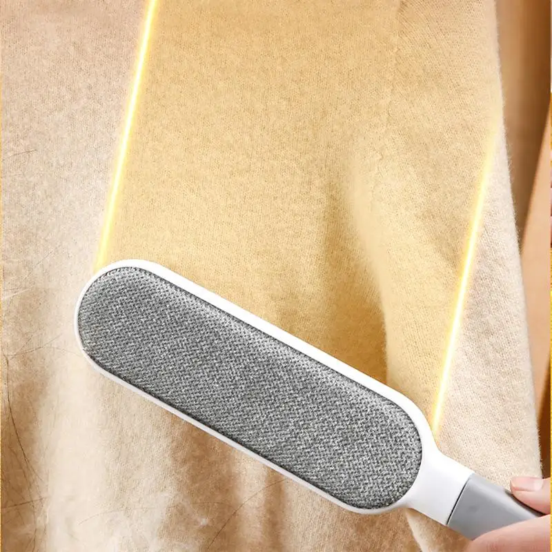 ~Reusable Double-Sided Electrostatic Clothes Lint Roller Dusting Cleaning Brushes Sofa Pet Hair Fur Roller Brush Manual Cleaner