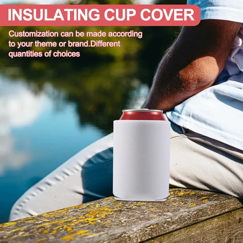 10PCS Neoprene Beer Can Cooler Drink Cup Bottle Sleeve Insulator Wrap Cover New