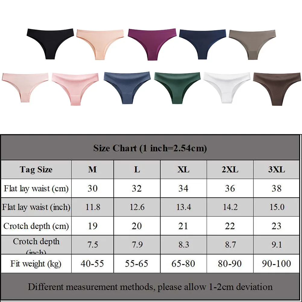 ملابس داخلية مريحة قصيرة من الحرير الجليدي للسيدات ذات لون سادة قابلة للتنفس للصيف، سراويل داخلية بدون أثر للياقة البدنية #5
