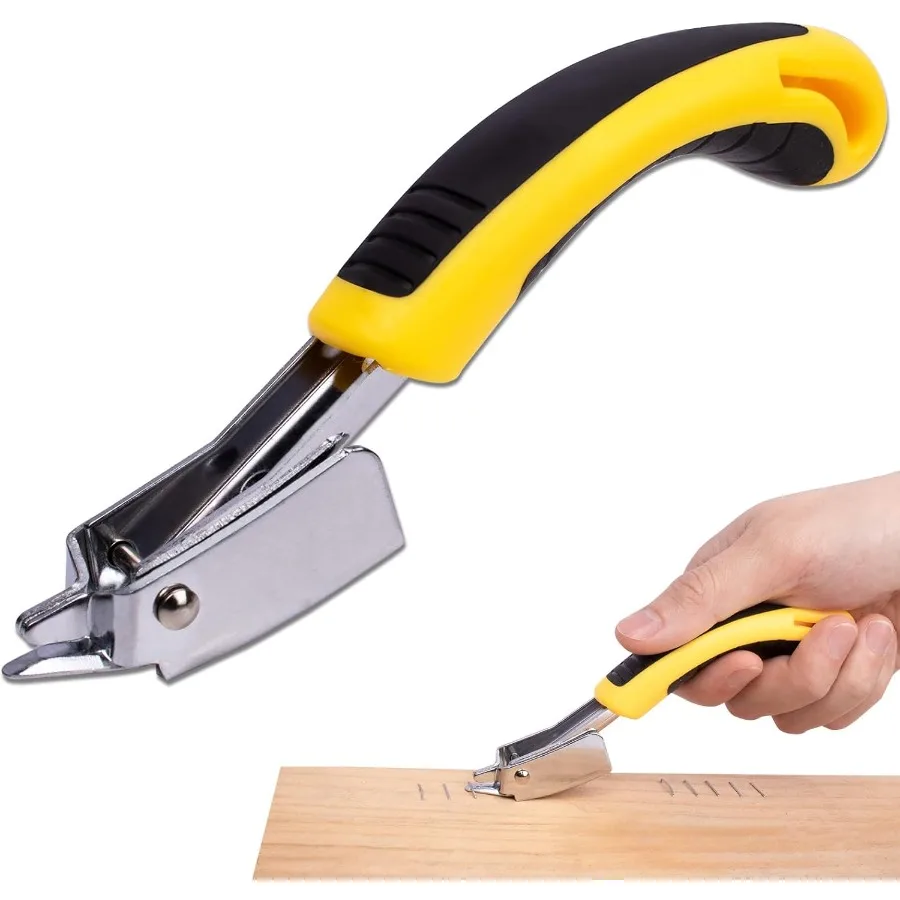 

Staple Remover Tool Yellow Carpet Staple Remover Tool Ergonomic Handle Heavy Duty Staple Remover for Removing All Kinds of ils