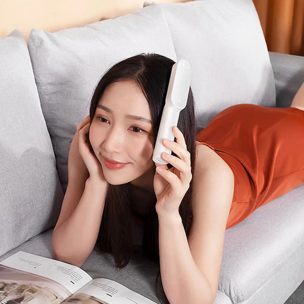 

Набор из 1 предмета: Эргономичная расческа-выпрямитель для волос с USB-зарядкой, электрическая расческа для укладки, портативный аксессуар для выпрямления волос для всех типов волос