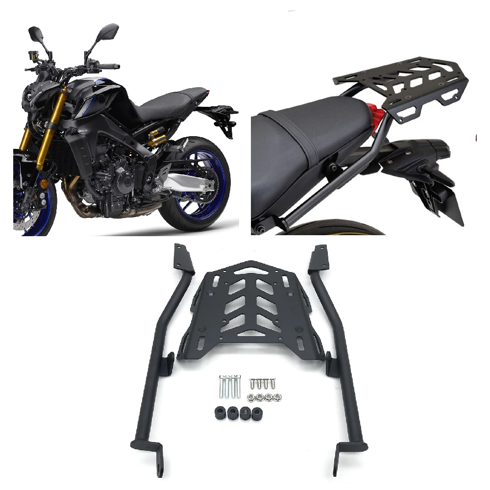 

Fits for Yamaha MT 09 MT09 SP ABS MT-09 FZ-09 2021-2024 Motorcycle Luggage Rack Rear Cargo Carrier Shelves Extended Bracket Kits