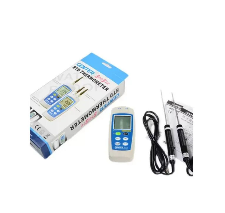 CENTER370/372 Waterproof Thermometer Platinum Resistance Handheld Thermometer Te