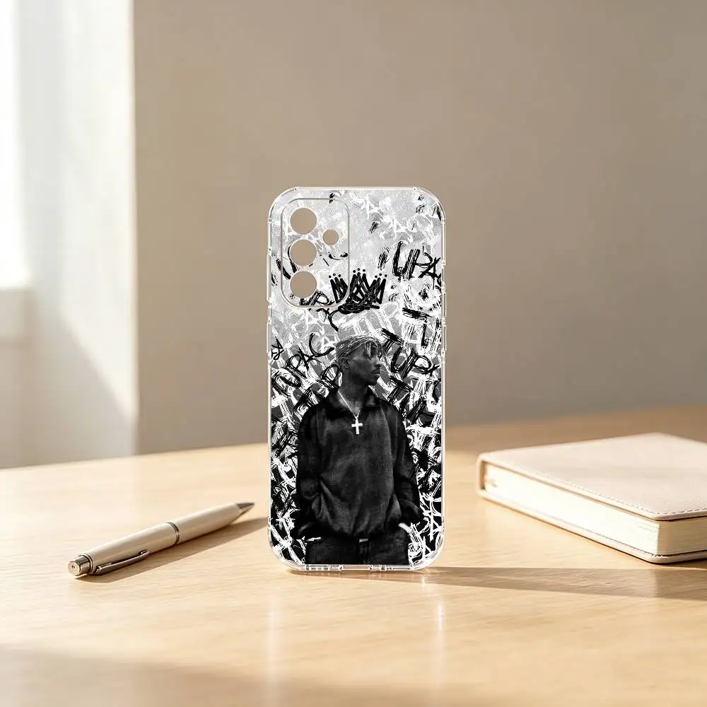 R-Rapper Tupac Amaru Shakur 2Pac Phone Case For SamsungA10,12,20,21S,30,31,40,50,51,52,70,71 Transparent Cover Gift