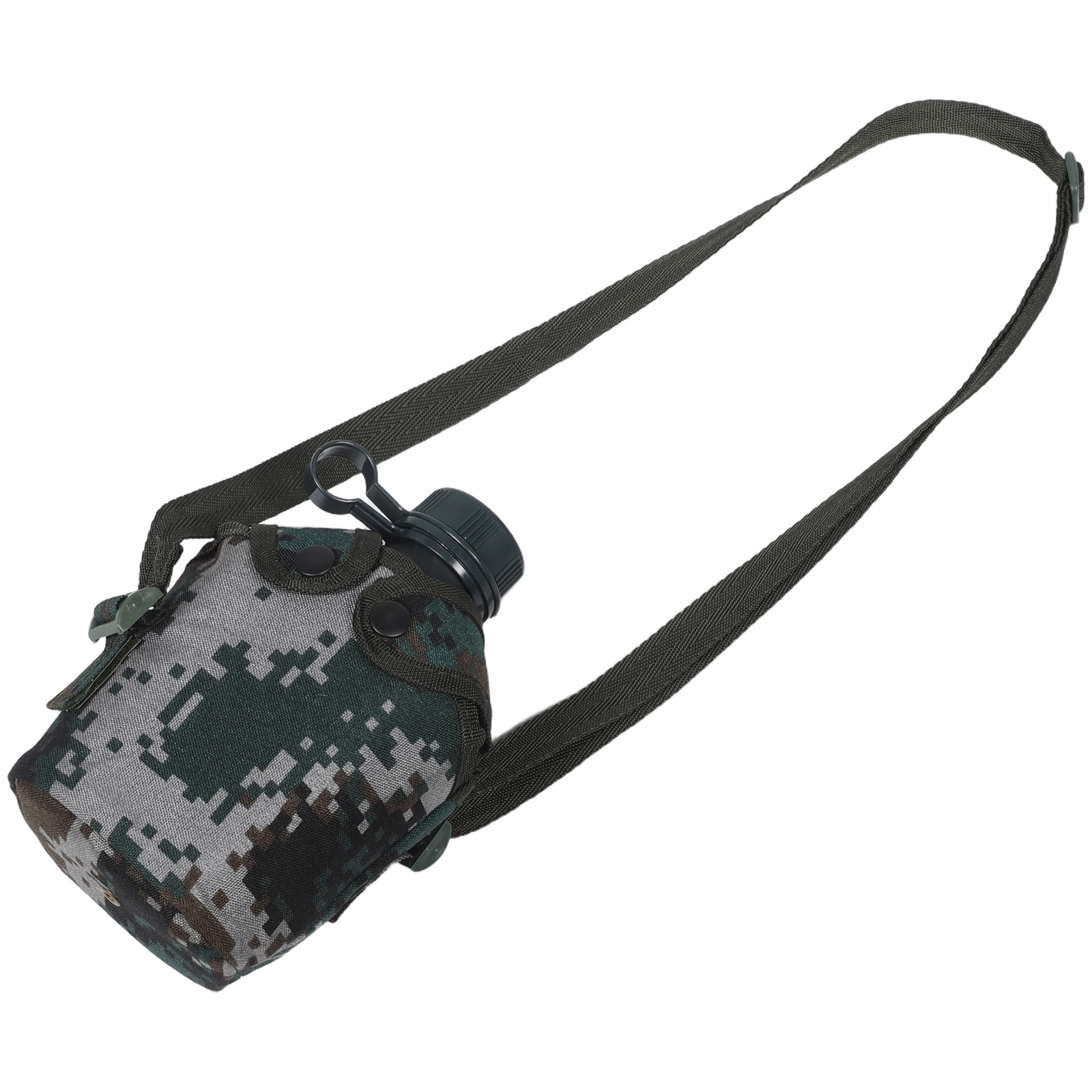 

Outdoor Camouflage Kettle Water Bottle Backpacking Fishing Pot Aluminum Camp Travel Camping Equipment Army Bottles