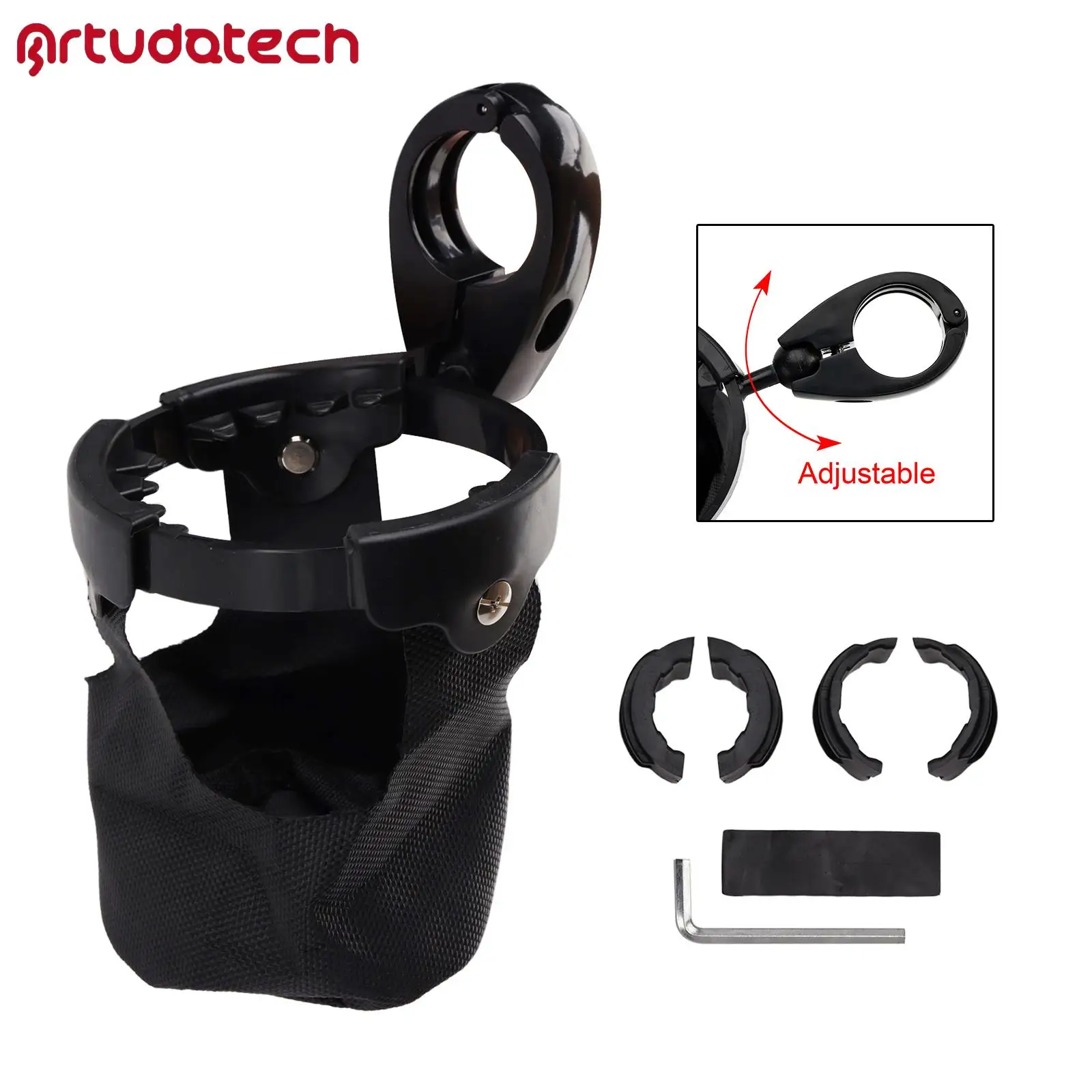 

Держатель для чашки, грузовой держатель для бутылки, черный, универсальный для UTV Polaris Ranger