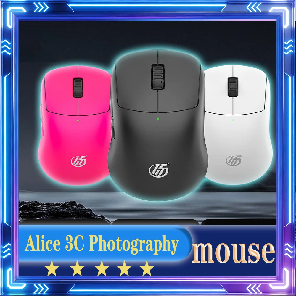 

IN02 Wireless Mouse PAW3950 8K High Return Rate Low Latency Esports Gaming Mouse Custom Weight Long Battery Life for Csgo CF