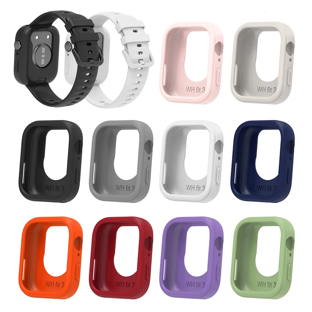 Silicone Protective Case + Strap For Huawei Watch Fit 3 Fit3 Smart Watch Band