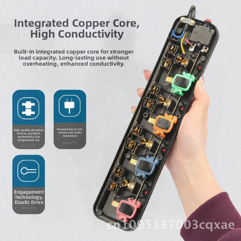 Placa convertidora Universal de seguridad 13A estándar británico Hong Kong Macao nuevo enchufe de pared de remolque de caballos con cable de alimentación de 1,8 m