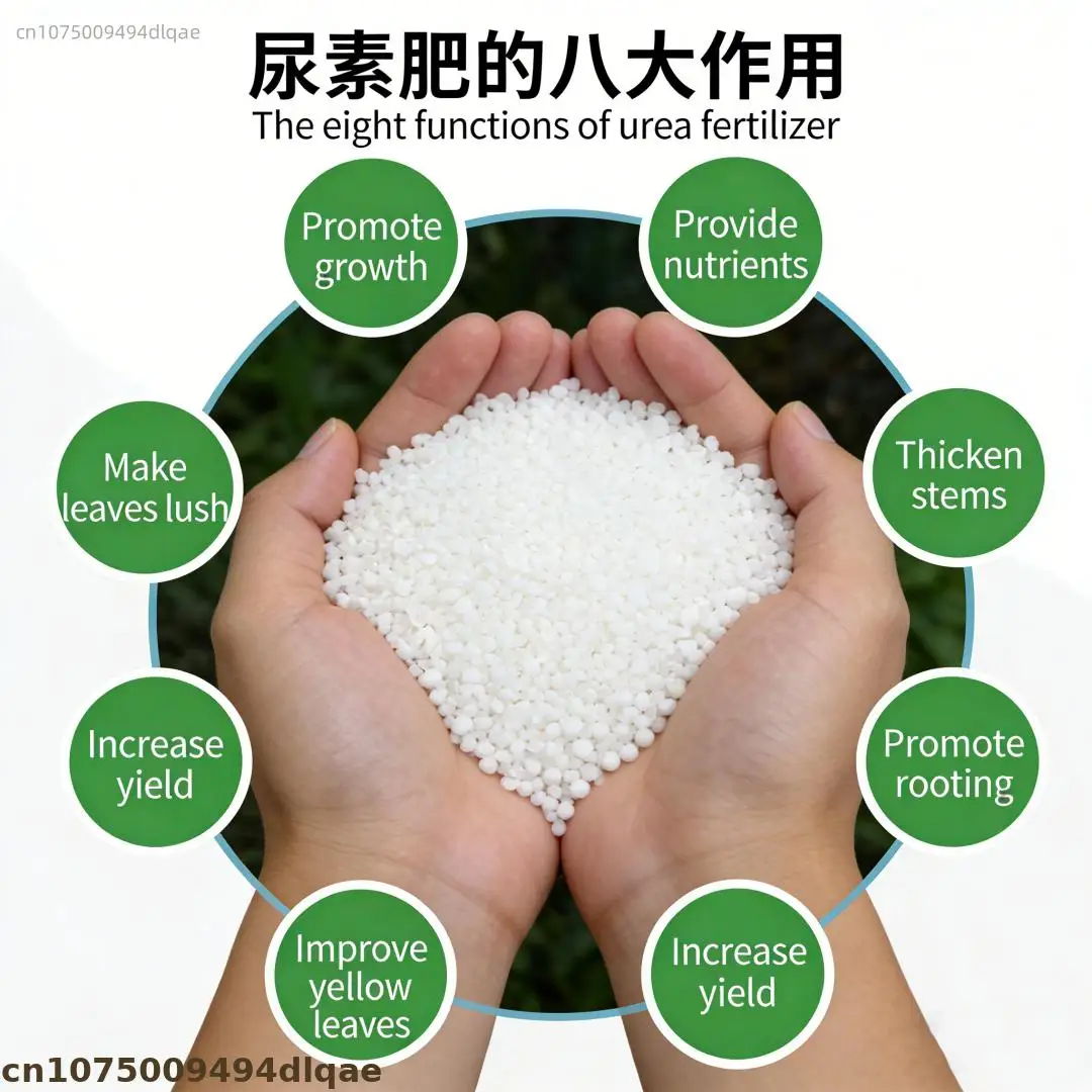 High Quality Urea N46% Fertilizer Fast Acting Nitrogen Fertilizer High Purity Carbamide Agricultural Plant Growth Fertilizer