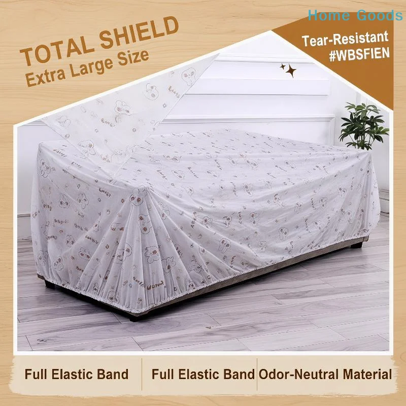 preferredDisposable Plastic Furniture Dust Covers Elastic Stretch Dust Film for Sofa Bed Long Distance Moving Protectionproduct